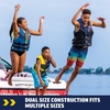 image:imageWow Sports Life Jacket US Coast Guard Approved Life Vest for Fishing Kyaking amp Boating PFD BlueSmallMedium