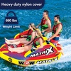 image:imageWow Sports Matrix Towable Inflatable Deck Tube  Boating Accessory for 1 2 3 or 4 People  Holds 680 lbs  Perfect for Kids amp AdultsOUTDOOR PRODUCT