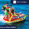 image:imageWow Sports Matrix Towable Inflatable Deck Tube  Boating Accessory for 1 2 3 or 4 People  Holds 680 lbs  Perfect for Kids amp AdultsOUTDOOR PRODUCT