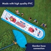 image:imageWow Sports Mega Lawn Water Slide  25 x 6 ft  A 25ft backyard lawn water slide with zigzag sprinklers