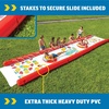 image:imageWow Sports Pineapple Water Slide  25 x 6 ft  Tropical Graphic  A 25ft backyard lawn water slide with zigzag sprinklers