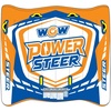 image:imageWow Sports Power Steer Towable Tube  12 Person  Steerable  A ridersteered deck tube that tows 12 riders behind the boat