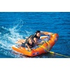 image:imageWow Sports Power Steer Towable Tube  12 Person  Steerable  A ridersteered deck tube that tows 12 riders behind the boat
