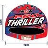 image:imageWow Sports Pro Thriller Towable Deck Tube for Boating  Youth amp AdultsSuper Thriller 1  3 Person