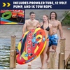 image:imageWow Sports Prowler Towable Tube Starter Kit  Includes 12V Pump amp 1K Tow Rope1 Person