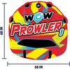 image:imageWow Sports Prowler Towable Tube Starter Kit  Includes 12V Pump amp 1K Tow Rope1 Person
