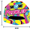 image:imageWow Sports Prowler Towable Tube Starter Kit  Includes 12V Pump amp 1K Tow Rope2 Person