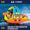 image:imageWow Sports Shazam 2 Towable Tube  12 Person  Standing Design  A standingride towable tube that tows 12 riders behind the boat