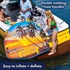 image:imageWow Sports Summertime Soft Top Towable Deck Tube  for Boating  Kids amp Adults12 people