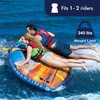 image:imageWow Sports Summertime Soft Top Towable Deck Tube  for Boating  Kids amp Adults12 people