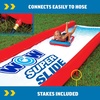 image:imageWow Sports Super Inflatable Lawn Water Slide  25 ft  Zigzag Sprinklers  Includes 2 sleds for kids and adults