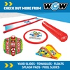 image:imageWow Sports Super Inflatable Lawn Water Slide  25 ft  Zigzag Sprinklers  Includes 2 sleds for kids and adults