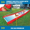 image:imageWow Sports Super Inflatable Lawn Water Slide  25 ft  Zigzag Sprinklers  Includes 2 sleds for kids and adults