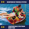 image:imageWow Sports Thriller Towable Deck Tube for Boating Adults Tubing Boat Inflatable for Water Sports2 person