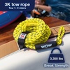 image:imageWow Sports Tow Rope for Towable Tubes  60 ft  16Strand Braided Polypropylene