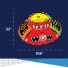 image:imageWow Sports UTO Starship Towable Tube  A towable tube that tows 15 riders behind the boat
