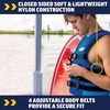 image:imageWow Sports VISWave Blue Nylon Adult Life Jacket for Swimming Pools Fishing Lakes amp Oceans Personal Flotation Device PFDLargeXLarge