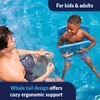 image:imageWow Sports Vacation Mode Foam Water Saddle Float  Red  HandsFree Pool Seat  Whale Tail  for Kids amp AdultsBlue