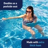 image:imageWow Sports Vacation Mode Foam Water Saddle Float  Red  HandsFree Pool Seat  Whale Tail  for Kids amp AdultsBlue