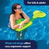 image:imageWow Sports Vacation Mode Foam Water Saddle Float  Red  HandsFree Pool Seat  Whale Tail  for Kids amp AdultsGreen