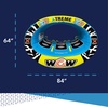 image:imageWow Sports Xtreme Inflatable Towable Ride in Oval 1 to 3 PersonsWATER DEVICE