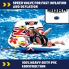 image:imageWow Sports Zig Zag Towable Inflatable Tube for Boating  1 to 2 Person Towable  Steerable Tubes for Boating60x54InchPack of 2