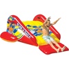 image:imageWOW Sports Slide N Smile Pool Inflatable Water Slide with Sprinklers  A giant inflatable pool slide that sends riders splashing into the water