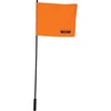 image:imageWOW Sports Watersports Safety Signal Flag  Orange  48 in Pole  Floating Design for Boating  Diver Down Alert