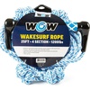 image:imageWow Sports 25 ft Wakesurf Rope  4Section  Adjustable Floating Handle  A tow rope for wakesurfing UVtreated braided line with a floating foam handle