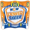 image:imageWow Sports Power Steer Towable Tube  12 Person  Steerable  A ridersteered deck tube that tows 12 riders behind the boat