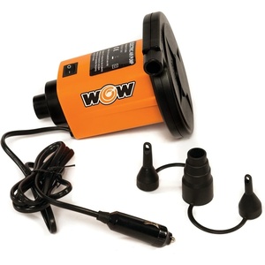 image:imageWOW Sports Electric Air Inflator Air Pumps for Inflatables Towables and Others Comes with DC Power Adapter and Cord 10 PSI  A 12V DC air pump for towables pool floats and air mattresses