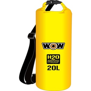 image:imageWOW Sports H2O Proof Dry Bag  Blue  40 L  RollTop Waterproof  A rolltop waterproof dry bag for boating kayaking and fishingYellow