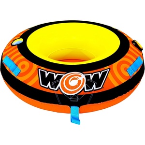 image:imageWOW Sports Lil Skipper Soft Top Towable Tube  1 Person  170 lb Capacity  For Boating  Kids amp Adults