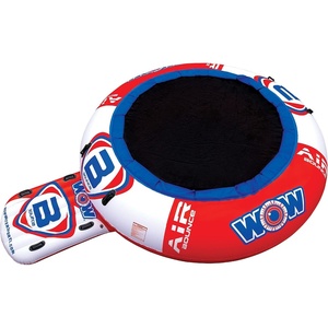 image:imageWow Sports  Wow Air Jump Bouncer  Inflatable Floating Trampoline  10 Foot Water Trampoline  Floating Lake Trampoline