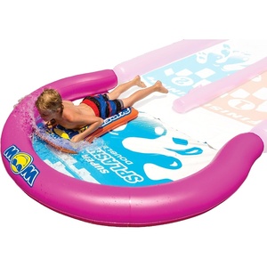 image:imageWow Sports Double Lane Splash Inflatable Landing Zone  An inflatable splashpool landing end that attaches to WOW doublelane slides