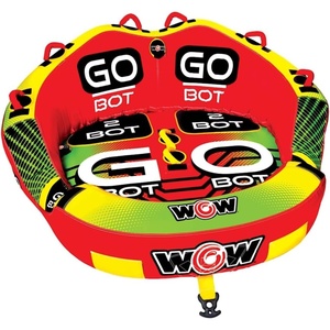 image:imageWow Sports Go Bot Towable Tube  Front amp Back Tow Points  for Boating  Kids amp Adults12 Person