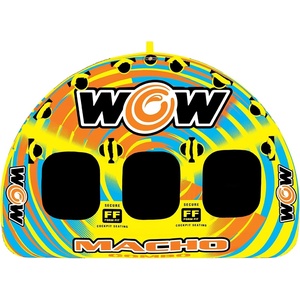 image:imageWow Sports Macho Combo Towable Tubes for Boating Accessories for Tubing Water Tube for Boats1 to 3 Person