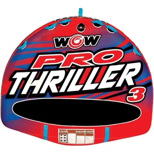 image:imageWow Sports Pro Thriller Towable Deck Tube for Boating  Youth amp AdultsSuper Thriller 1  3 Person