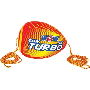 image:imageWow Sports Watersports Booster Ball Towable Tube Rope  A tow rope for 14 riders on towable tubes and deck tubes 4150lb break strength 60 ft 16strand braided line