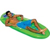 image:imageWOW Sports  Inflatable Pool Float Green Lounger  Swimming Pool Lounge  Great Float Raft For Tanning  A singlerider inflatable lounge float for pools and lakes Heavygauge PVC holds its shape inflates with any standard pump