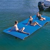 image:imageWOW Sports CHILLRaft Floating Foam Water Mat  20 x 6 ft  BlueWhiteLime  Lily Pad for Kids amp Adults20 x 6 ft