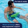 image:imageWOW Sports Foam Water Saddle Float  Whale Tail  Soft VinylCoated  HandsFree Pool Seat  for Kids amp AdultsGreen