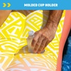 image:imageWOW Sports Inflatable Chaise Lounge  68 x 36 in  Cup Holder  Pool amp Lake Float for AdultsSun Geo