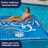 image:imageWOW Sports World of Watersports Water Walkway 6 x 6 Feet Blue Inflatable Walkway 142080  An inflatable floating mat with a rigid Ibeam surface