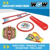 image:imageWow Dipped Foam Pool Noodles 2 Pack with Wow Flow Texture  Emerald Aqua and Ocean Slate
