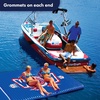 image:imageWow Sports  Inflatable Water Mat  Pool Float Water Walkway  Fun Lake Accessory for Kids amp Adults  10 ft x 6 ft  Attach to BoatsBlue