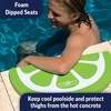 image:imageWow Sports Blue Foam Poolside Seat  2Pack  Portable Pool Edge Cushion  Doubles as a coping chair for kids and adultsLemonLime