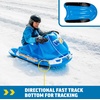 image:imageWow Sports Bobsled Snow Tube Inflatable Snow Sled with Tow Rope Snow Sleds for Kids Sledding Kids Inflatable Bobsled TubeLarge
