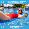 image:imageWow Sports Dipped Foam Floating Mat  Blue  6 ft  A rollup foam floating water mat that stays buoyant for lounging out on the lakeBlue