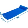 image:imageWow Sports Dipped Foam Floating Mat  Blue  6 ft  A rollup foam floating water mat that stays buoyant for lounging out on the lakeBlue